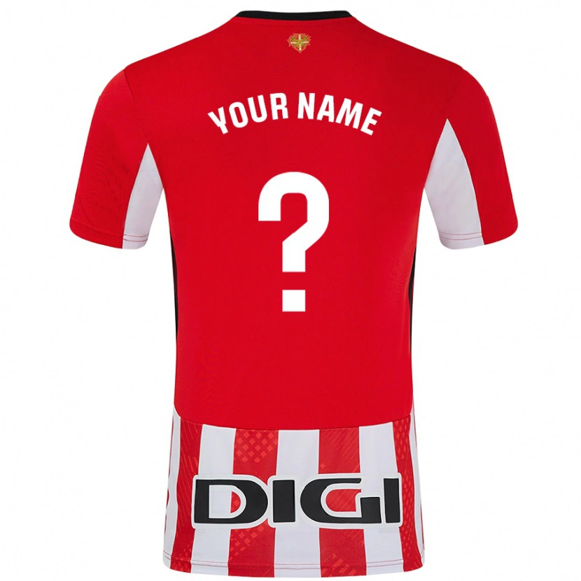 Danxen Kid Your Name #0 Red White Home Jersey 2024/25 T-Shirt