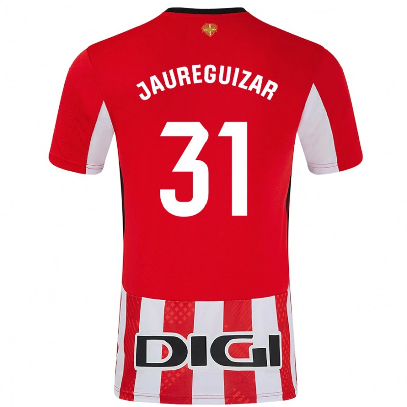 Danxen Kid Mikel Jauregizar #31 Red White Home Jersey 2024/25 T-Shirt