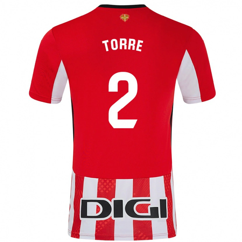 Danxen Kid Maddi Torre #2 Red White Home Jersey 2024/25 T-Shirt