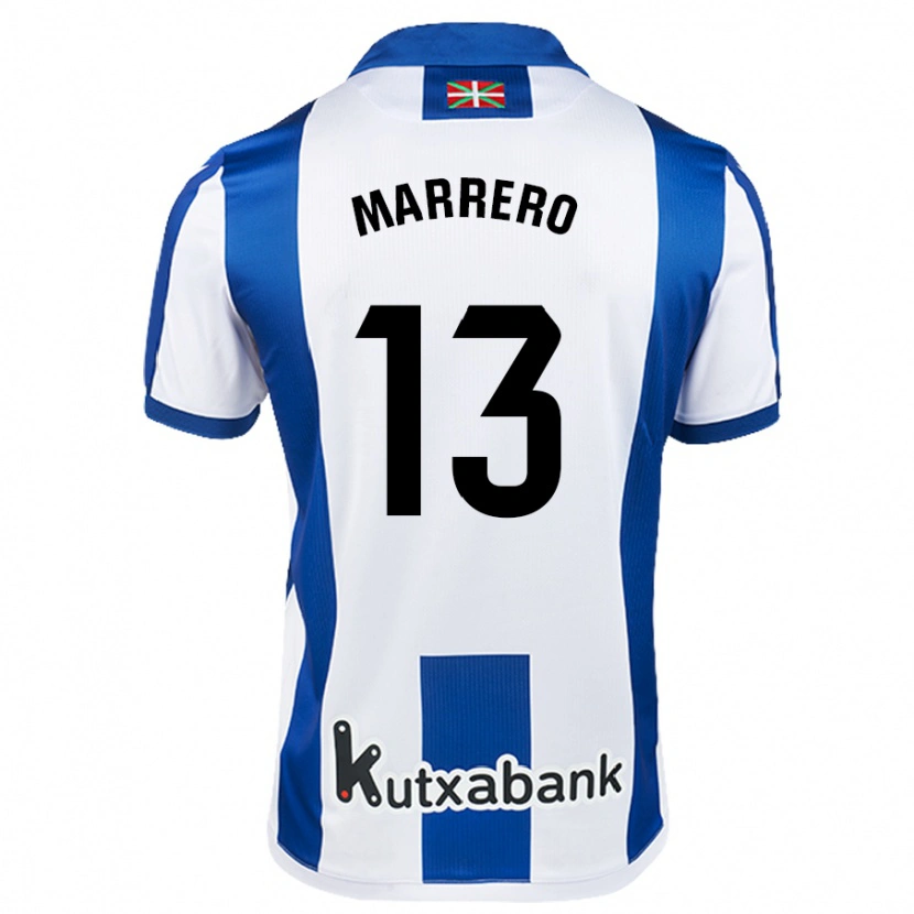 Danxen Kid Unai Marrero #13 White Blue Home Jersey 2024/25 T-Shirt