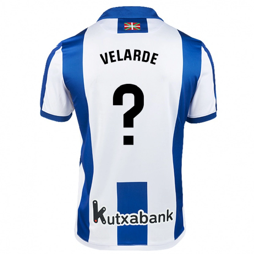 Danxen Kid Alain Velarde #0 White Blue Home Jersey 2024/25 T-Shirt