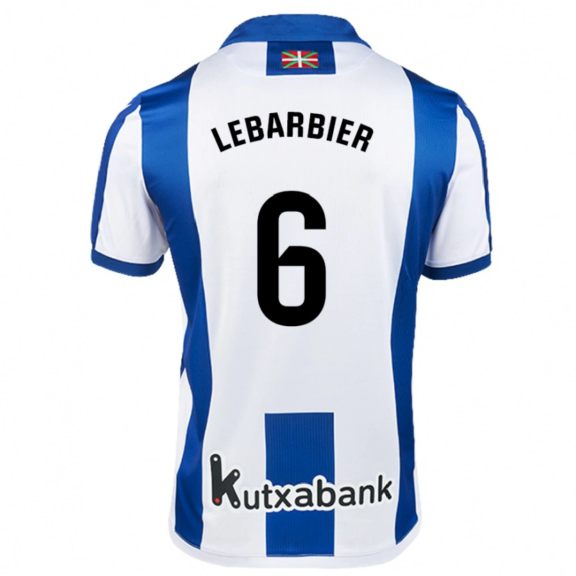 Danxen Kid Alex Lebarbier #6 White Blue Home Jersey 2024/25 T-Shirt