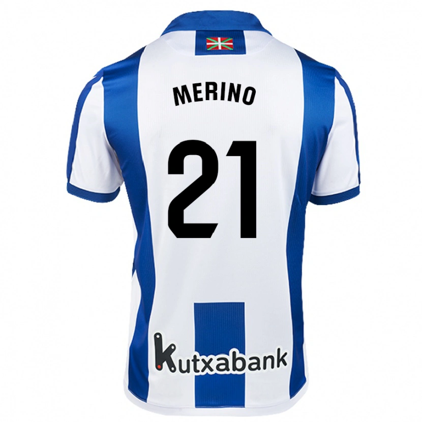 Danxen Kid Jon Merino #21 White Blue Home Jersey 2024/25 T-Shirt