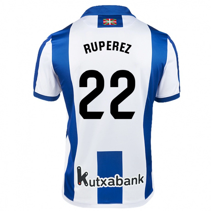 Danxen Kid Iñaki Rupérez #22 White Blue Home Jersey 2024/25 T-Shirt