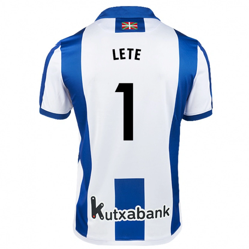 Danxen Kid Elene Lete #1 White Blue Home Jersey 2024/25 T-Shirt