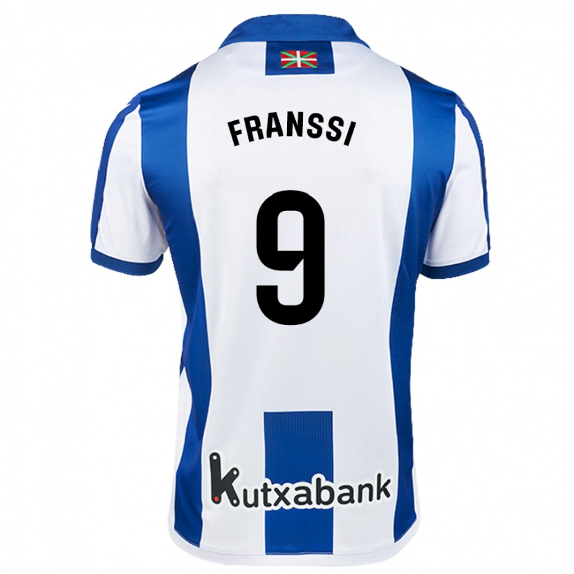 Danxen Kid Sanni Franssi #9 White Blue Home Jersey 2024/25 T-Shirt