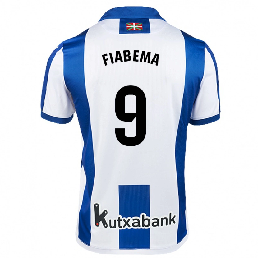 Danxen Kid Bryan Fiabema #9 White Blue Home Jersey 2024/25 T-Shirt