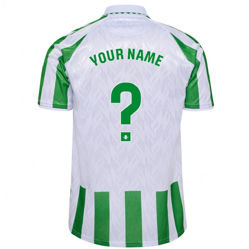 Danxen Kid Your Name #0 Green White Stripes Home Jersey 2024/25 T-Shirt