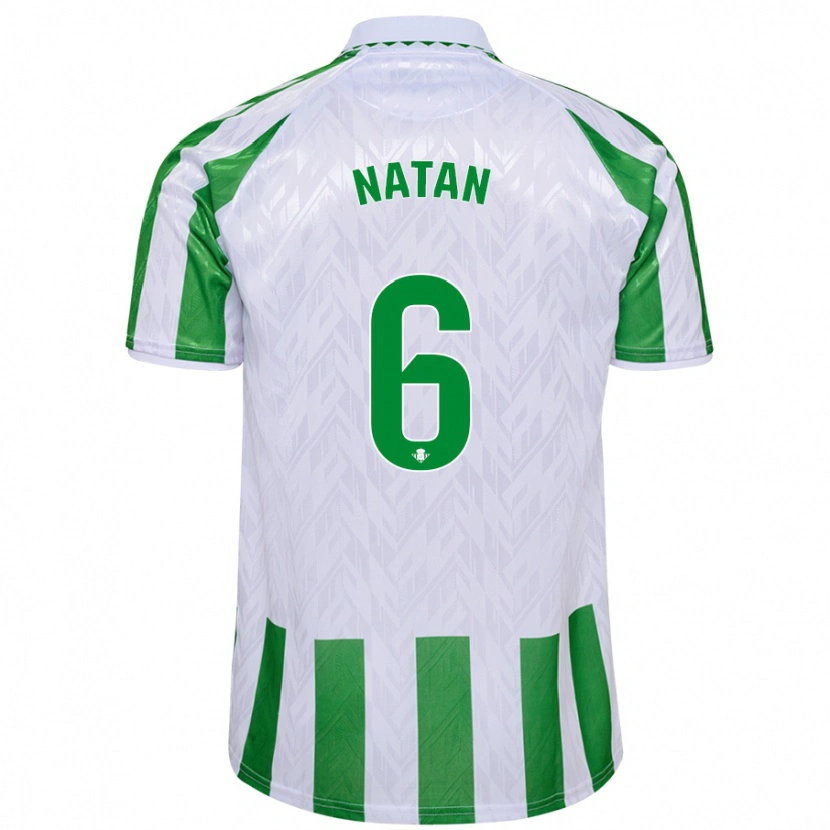 Danxen Kid Natan #6 Green White Stripes Home Jersey 2024/25 T-Shirt