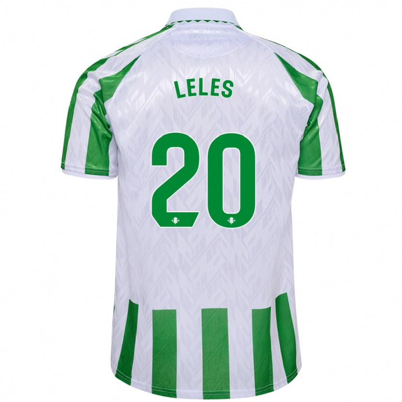 Danxen Kid Leles #20 Green White Stripes Home Jersey 2024/25 T-Shirt