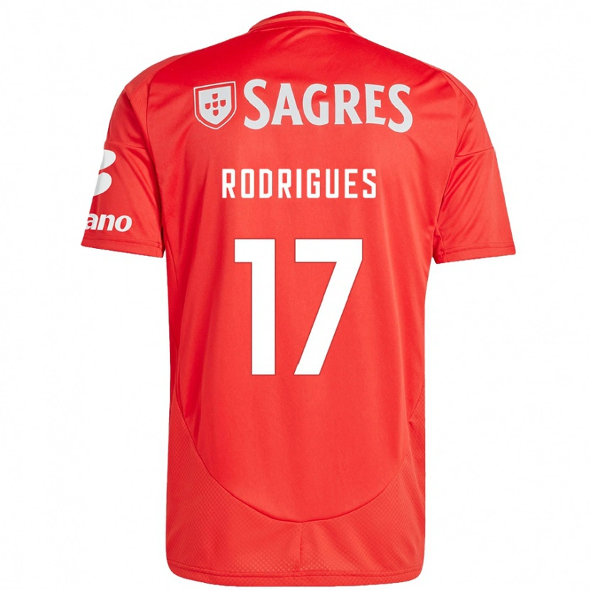 Danxen Kid Tiago Rodrigues #17 Red White Home Jersey 2024/25 T-Shirt