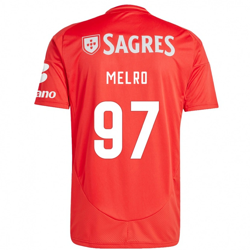 Danxen Kid José Melro #97 Red White Home Jersey 2024/25 T-Shirt