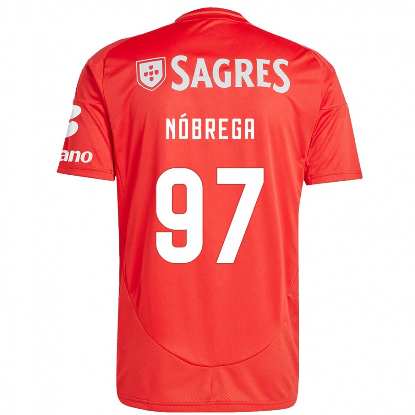 Danxen Kid Ricardo Nóbrega #97 Red White Home Jersey 2024/25 T-Shirt