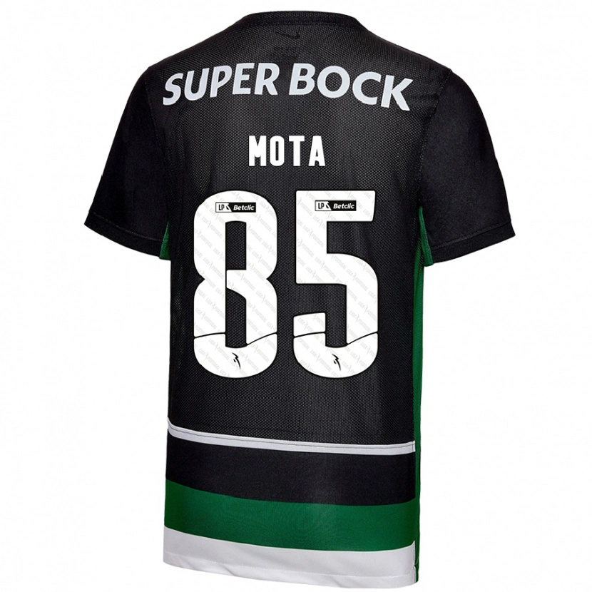 Danxen Kid Rafael Mota #85 Black White Green Home Jersey 2024/25 T-Shirt