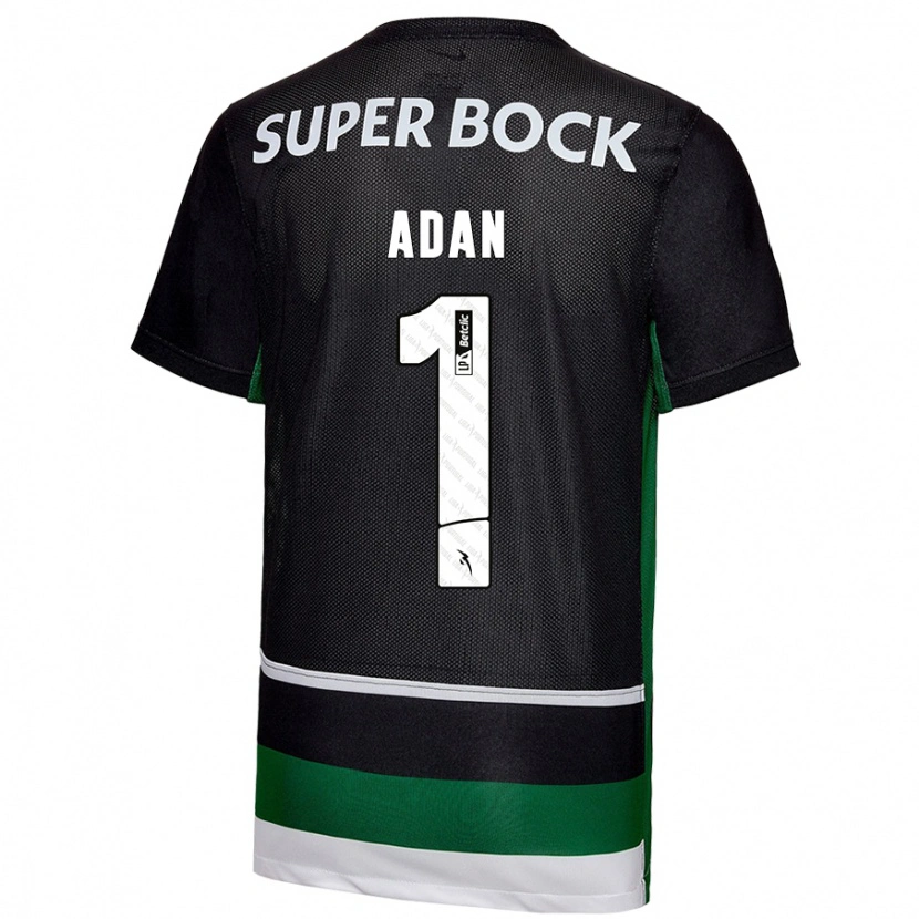 Danxen Kid Antonio Adán #1 Black White Green Home Jersey 2024/25 T-Shirt