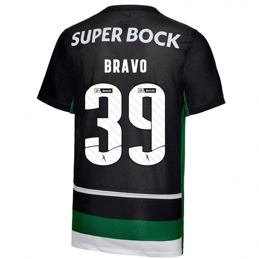 Danxen Kid Bravo #39 Black White Green Home Jersey 2024/25 T-Shirt