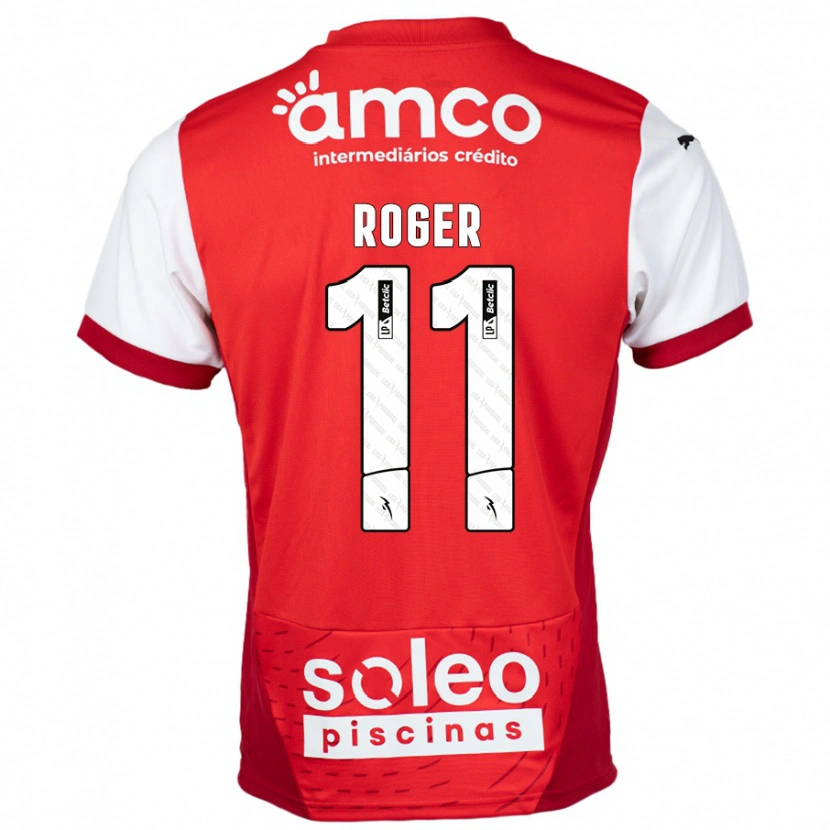 Danxen Kid Roger #11 Red White Home Jersey 2024/25 T-Shirt