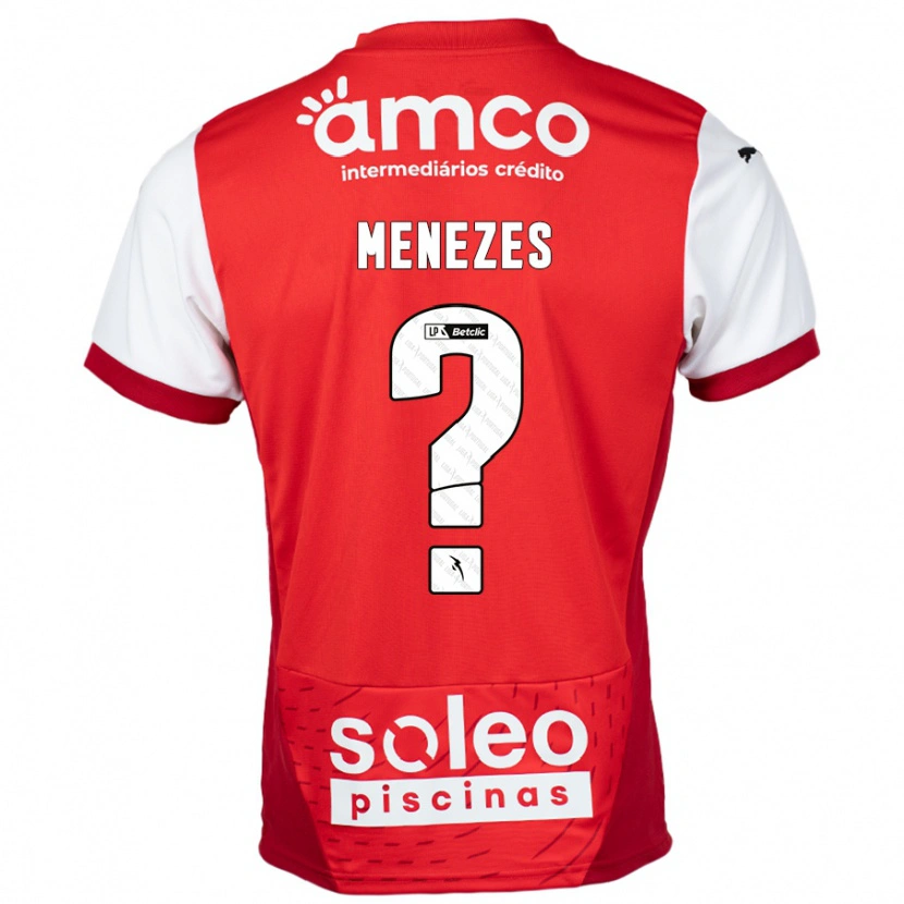 Danxen Kid Gabriel Menezes #0 Red White Home Jersey 2024/25 T-Shirt