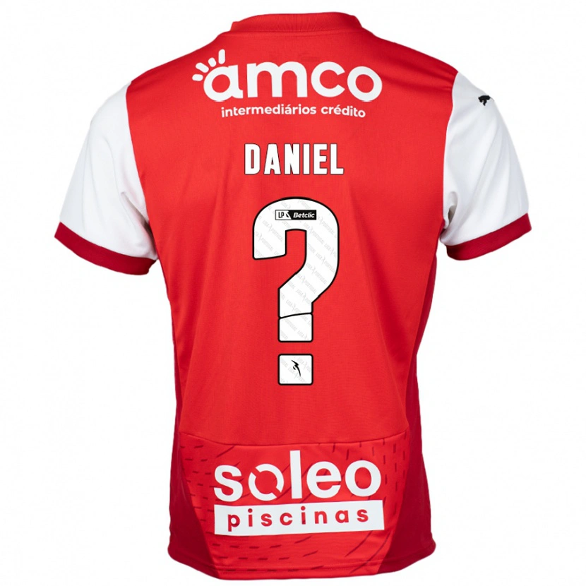 Danxen Kid Paulo Daniel #0 Red White Home Jersey 2024/25 T-Shirt