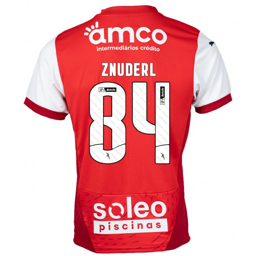 Danxen Kid Tai Znuderl #84 Red White Home Jersey 2024/25 T-Shirt