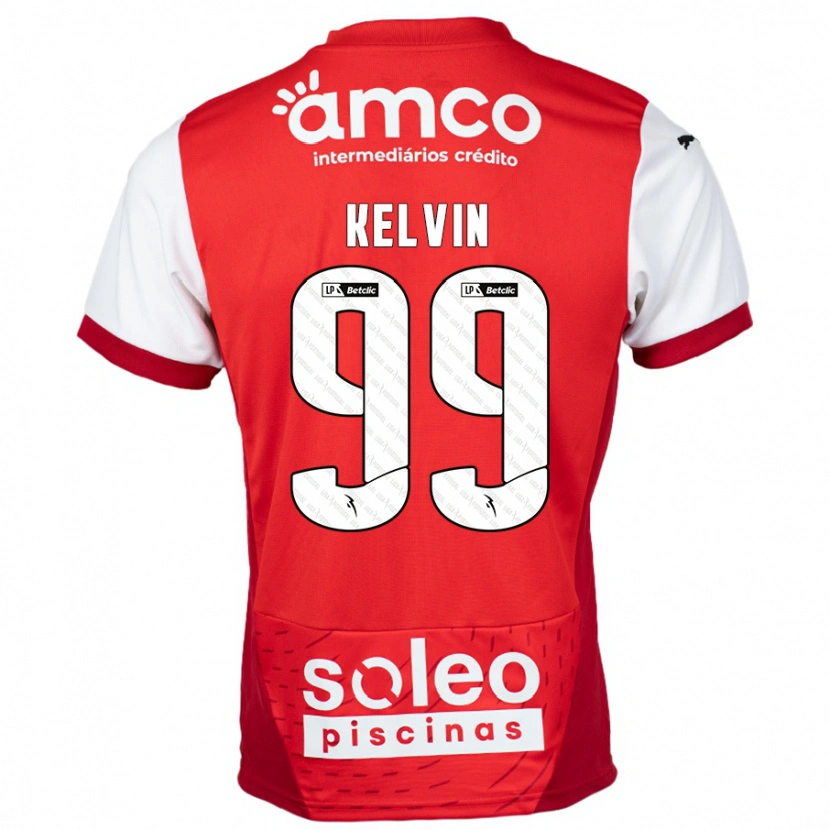 Danxen Kid Kauan Kelvin #99 Red White Home Jersey 2024/25 T-Shirt