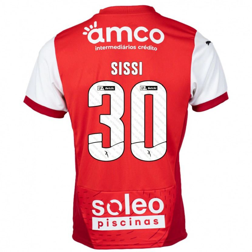 Danxen Kid Sissi #30 Red White Home Jersey 2024/25 T-Shirt