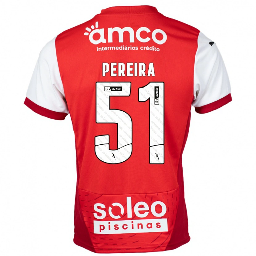 Danxen Kid Evy Pereira #51 Red White Home Jersey 2024/25 T-Shirt