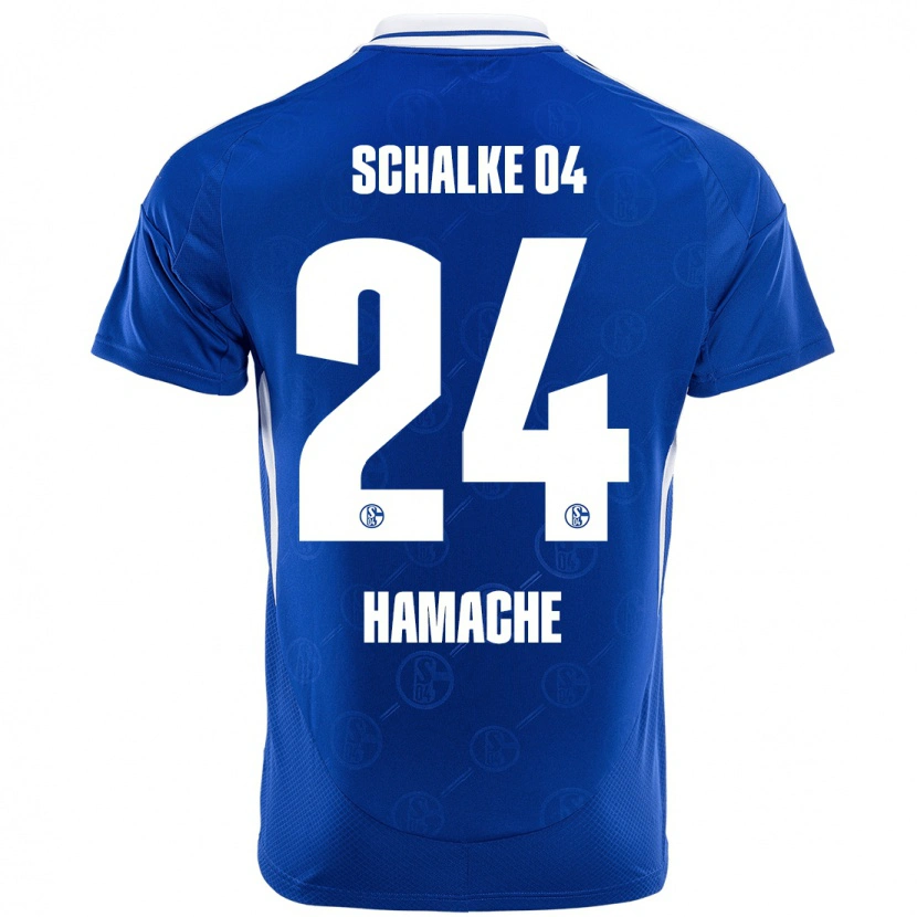 Danxen Kid Ilyes Hamache #24 Royal Blue Home Jersey 2024/25 T-Shirt