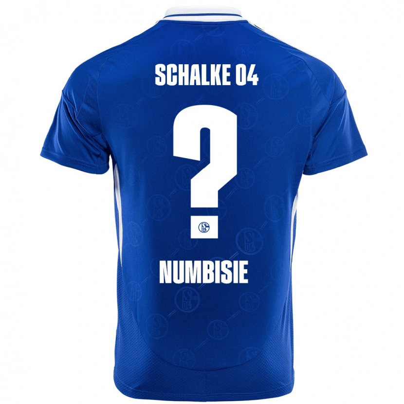 Danxen Kid Bruno Numbisie #0 Royal Blue Home Jersey 2024/25 T-Shirt