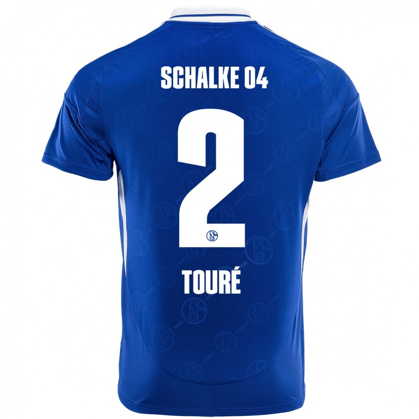 Danxen Kid Tidiane Touré #2 Royal Blue Home Jersey 2024/25 T-Shirt