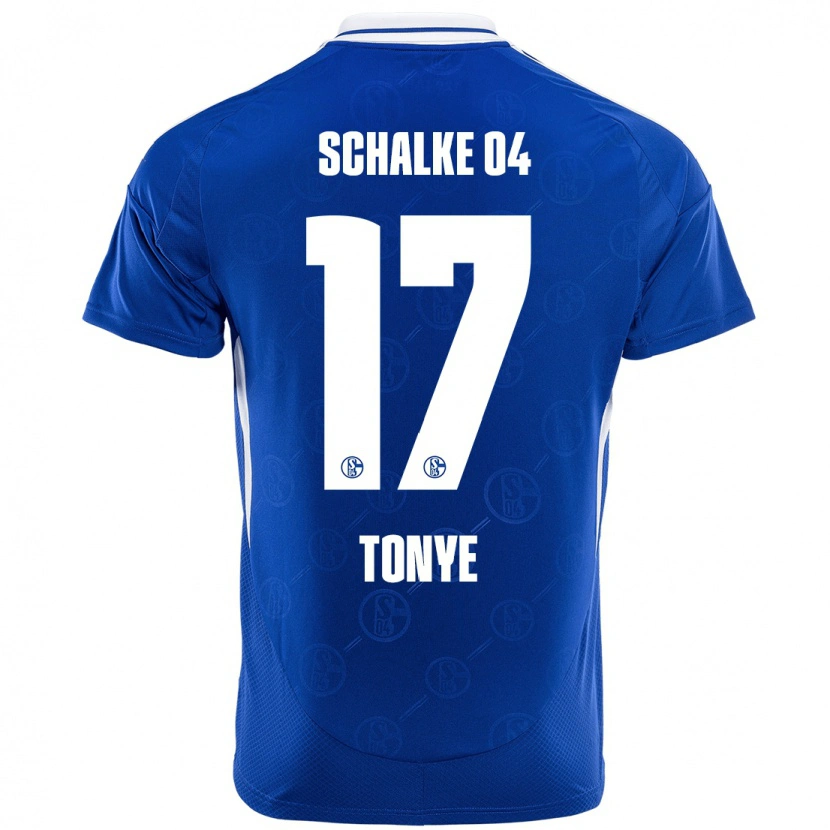 Danxen Kid Yannick Tonye #17 Royal Blue Home Jersey 2024/25 T-Shirt