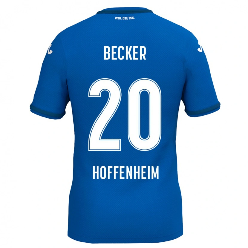 Danxen Kid Finn Ole Becker #20 Royal Blue Home Jersey 2024/25 T-Shirt