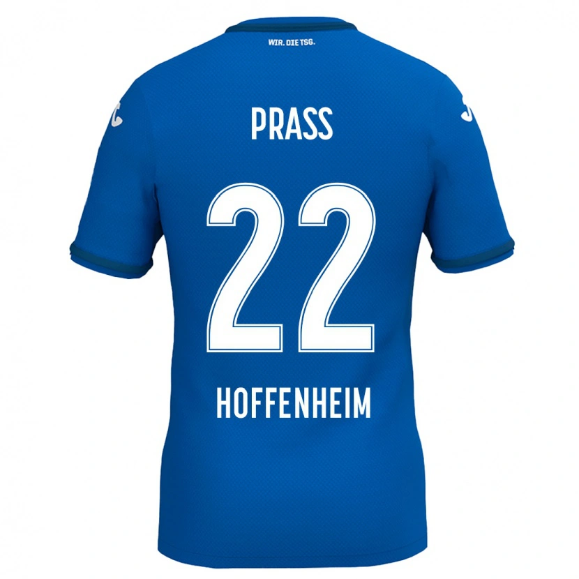 Danxen Kid Alexander Prass #22 Royal Blue Home Jersey 2024/25 T-Shirt