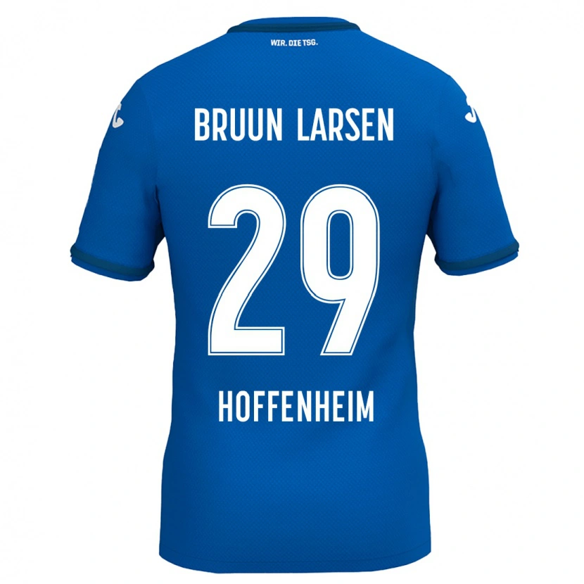 Danxen Kid Jacob Bruun Larsen #29 Royal Blue Home Jersey 2024/25 T-Shirt