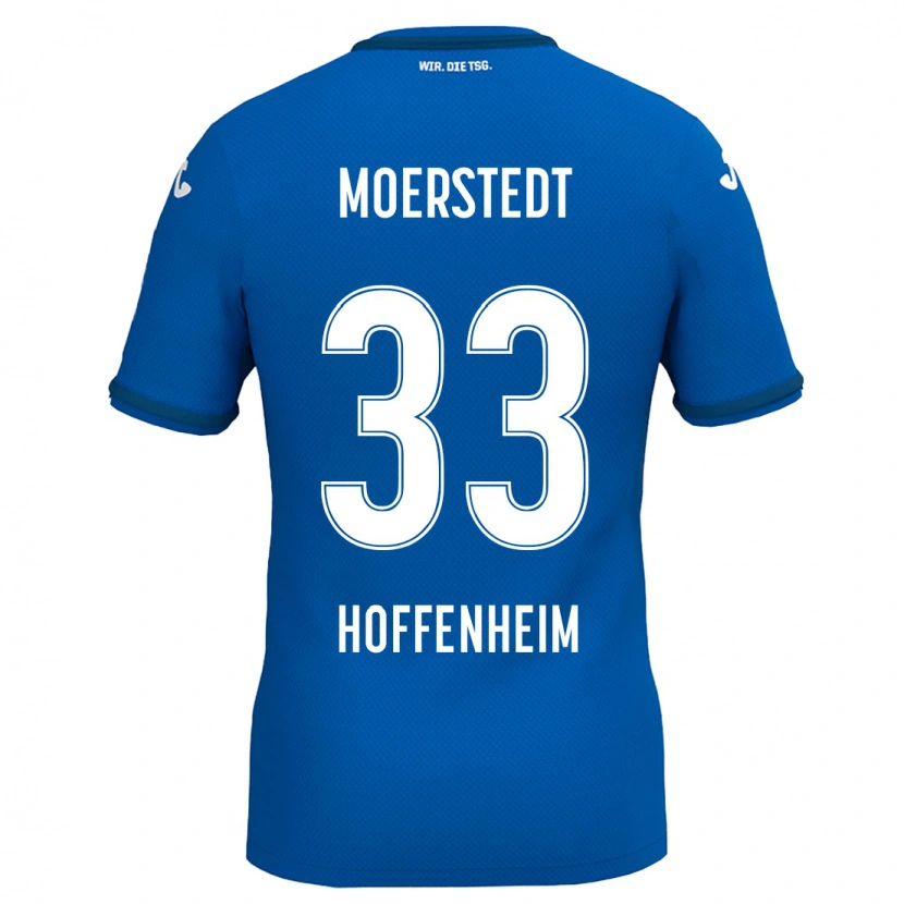 Danxen Kid Max Moerstedt #33 Royal Blue Home Jersey 2024/25 T-Shirt