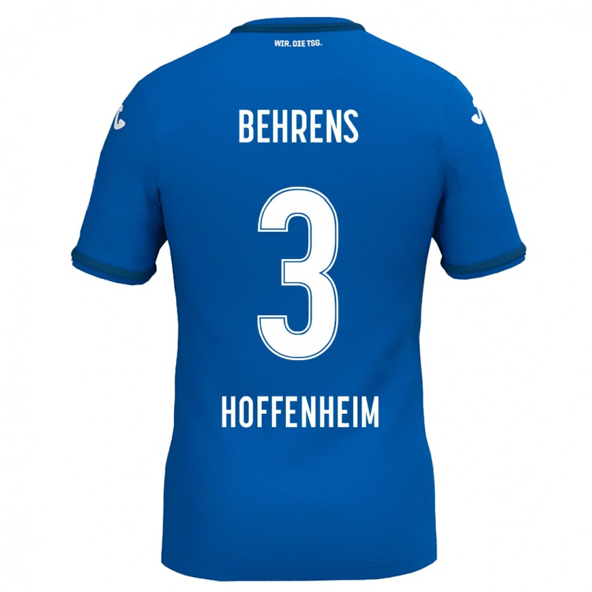 Danxen Kid Hennes Behrens #3 Royal Blue Home Jersey 2024/25 T-Shirt