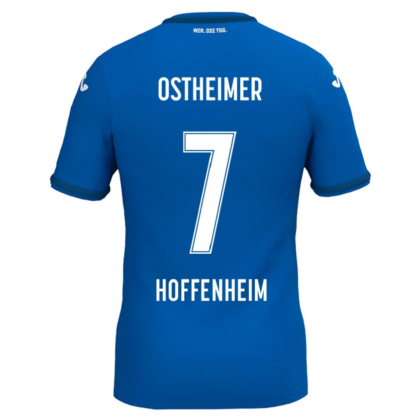 Danxen Kid Nevio Ostheimer #7 Royal Blue Home Jersey 2024/25 T-Shirt