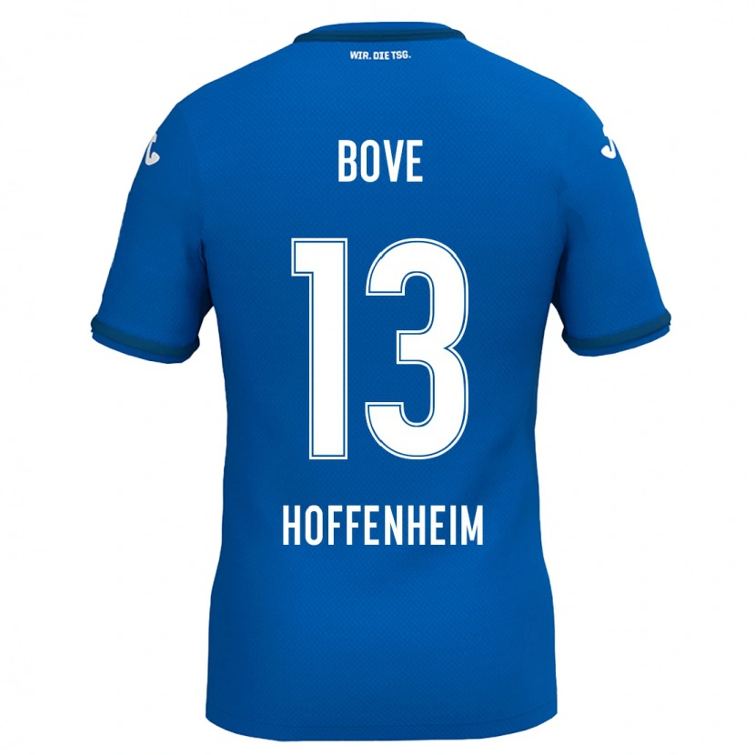 Danxen Kid Nevio Bove #13 Royal Blue Home Jersey 2024/25 T-Shirt