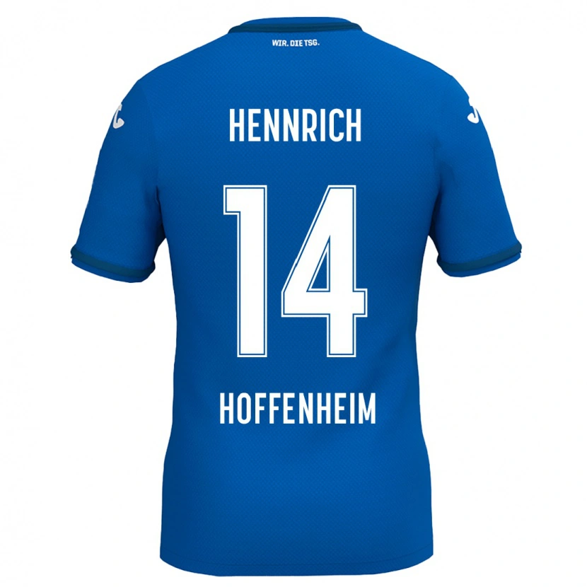 Danxen Kid Paul Hennrich #14 Royal Blue Home Jersey 2024/25 T-Shirt