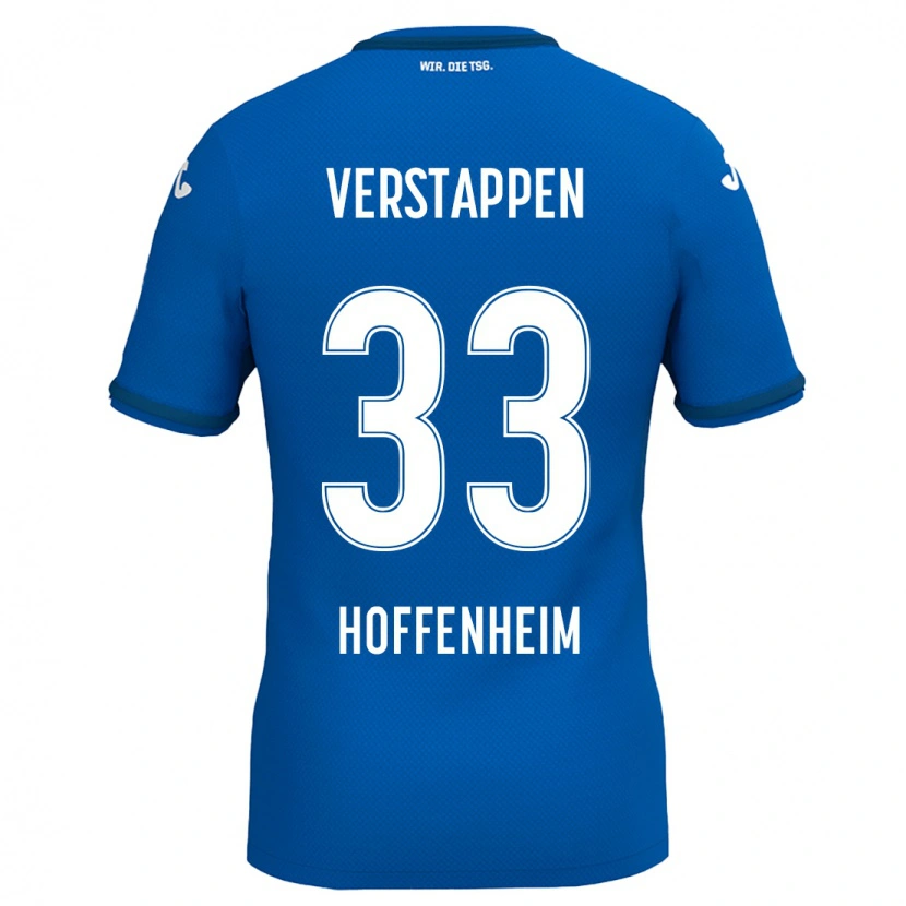 Danxen Kid Eric Verstappen #33 Royal Blue Home Jersey 2024/25 T-Shirt