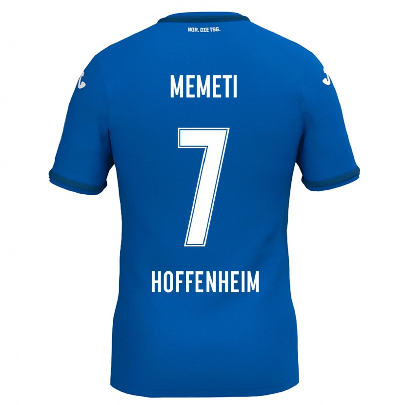 Danxen Kid Erëleta Memeti #7 Royal Blue Home Jersey 2024/25 T-Shirt