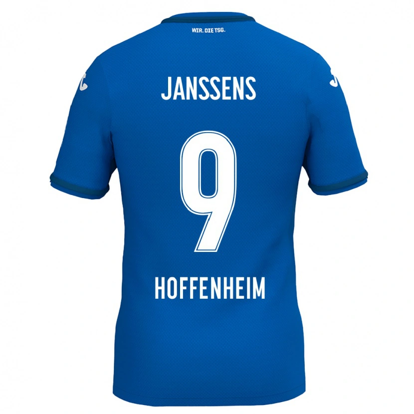 Danxen Kid Jill Janssens #9 Royal Blue Home Jersey 2024/25 T-Shirt