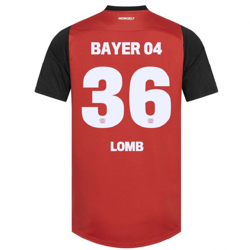 Danxen Kid Niklas Lomb #36 Red Black Home Jersey 2024/25 T-Shirt