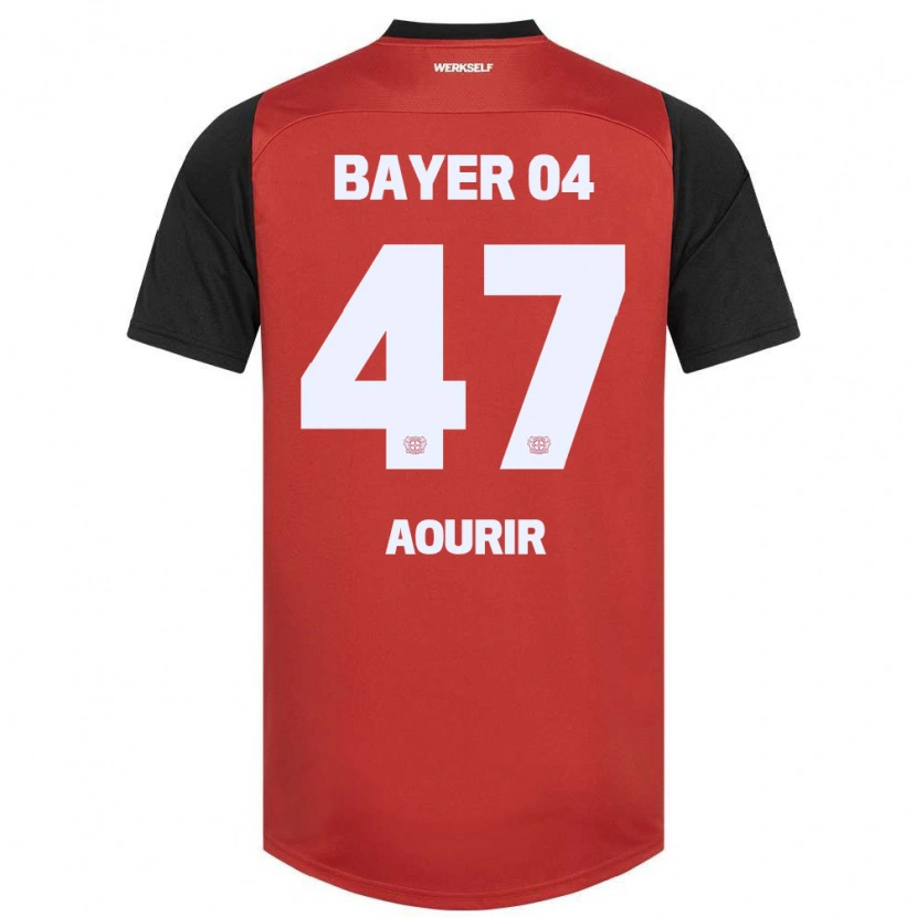 Danxen Kid Ayman Aourir #47 Red Black Home Jersey 2024/25 T-Shirt