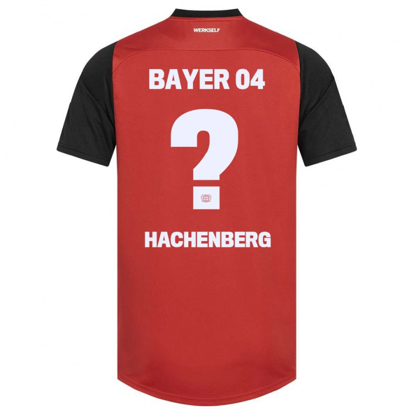 Danxen Kid Merlin Hachenberg #0 Red Black Home Jersey 2024/25 T-Shirt