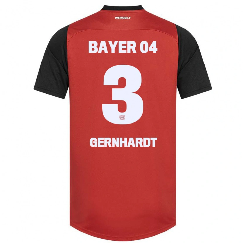 Danxen Kid Nils Gernhardt #3 Red Black Home Jersey 2024/25 T-Shirt