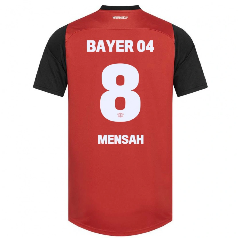 Danxen Kid Naba Mensah #8 Red Black Home Jersey 2024/25 T-Shirt