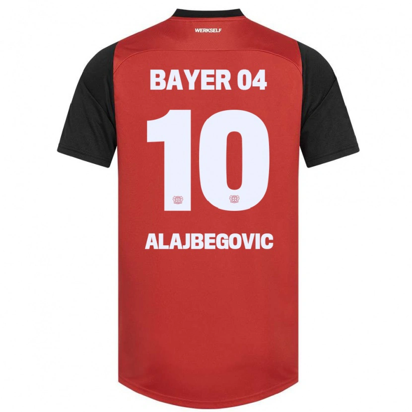 Danxen Kid Kerim Alajbegovic #10 Red Black Home Jersey 2024/25 T-Shirt