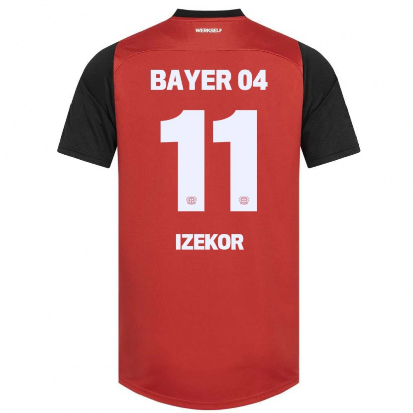 Danxen Kid Ken Izekor #11 Red Black Home Jersey 2024/25 T-Shirt