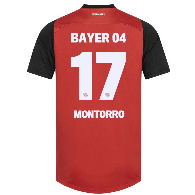 Danxen Kid Josuè Montorro #17 Red Black Home Jersey 2024/25 T-Shirt